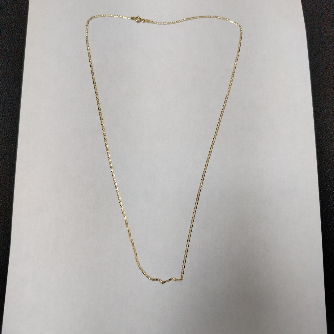 CADENAS VALENTINA/ESPEJO ORO 14K 2.8 (NUEVO)