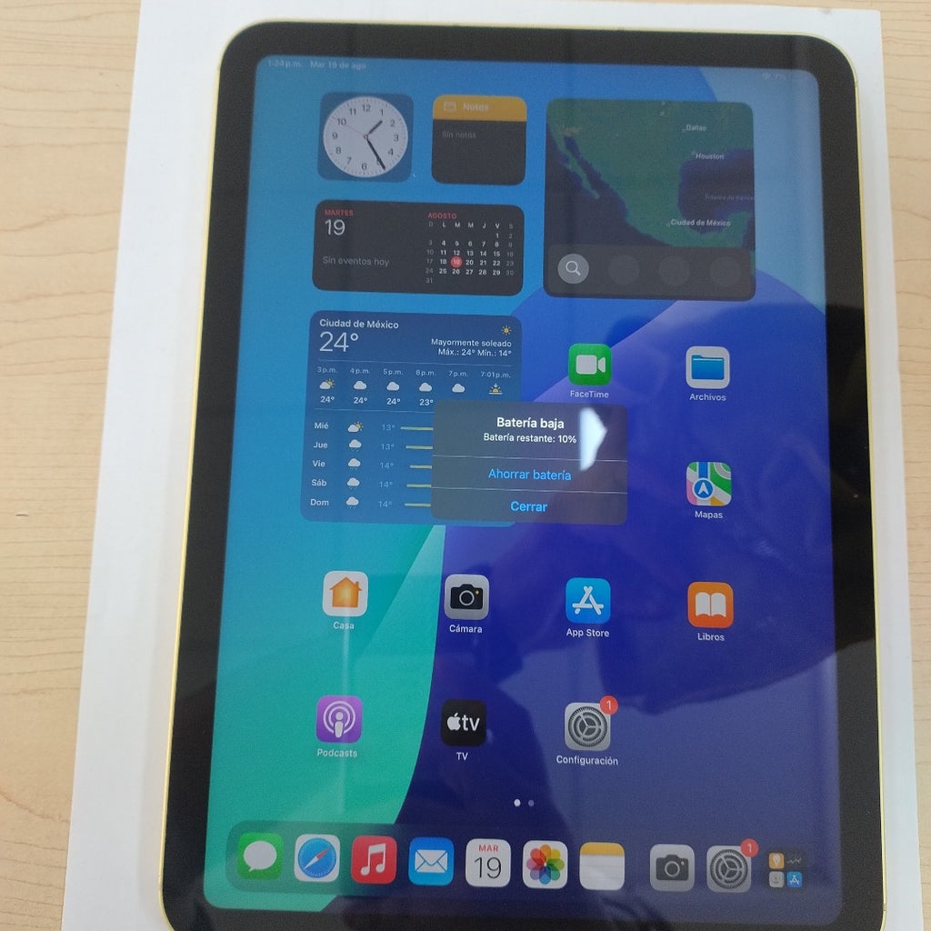 TABLETA APPLE IPAD 10 A2757 64 GB 4 GB RAM (SEMINUEVO)