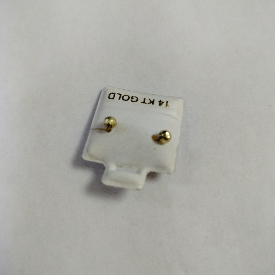 BROQUELES ORO 14K 1 (NUEVO)