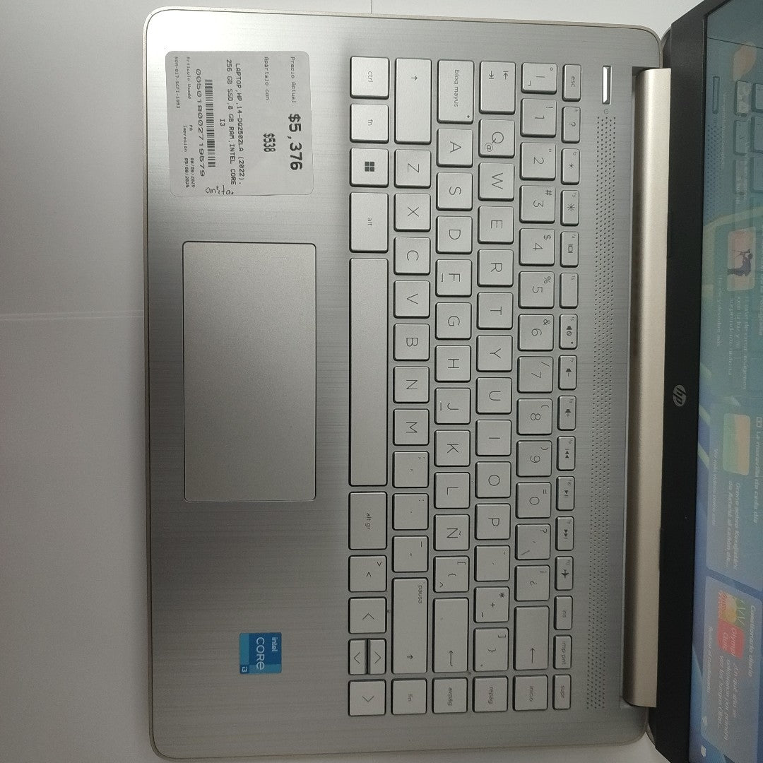 LAPTOP HP 14-DQ2502LA (2022) 256 GB SSD 8 GB RAM (SEMINUEVO)