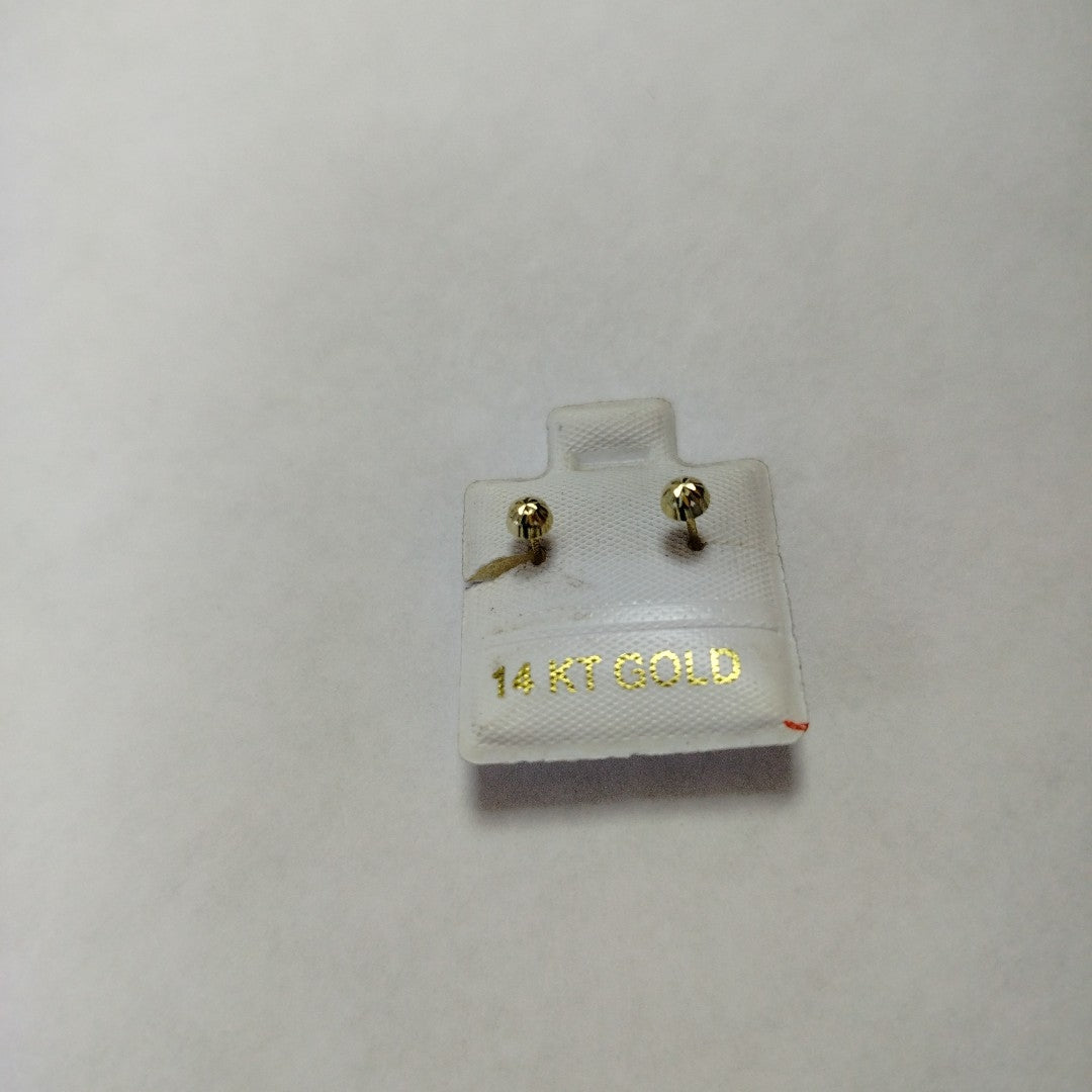 BROQUELES ORO 14K 1 (NUEVO)