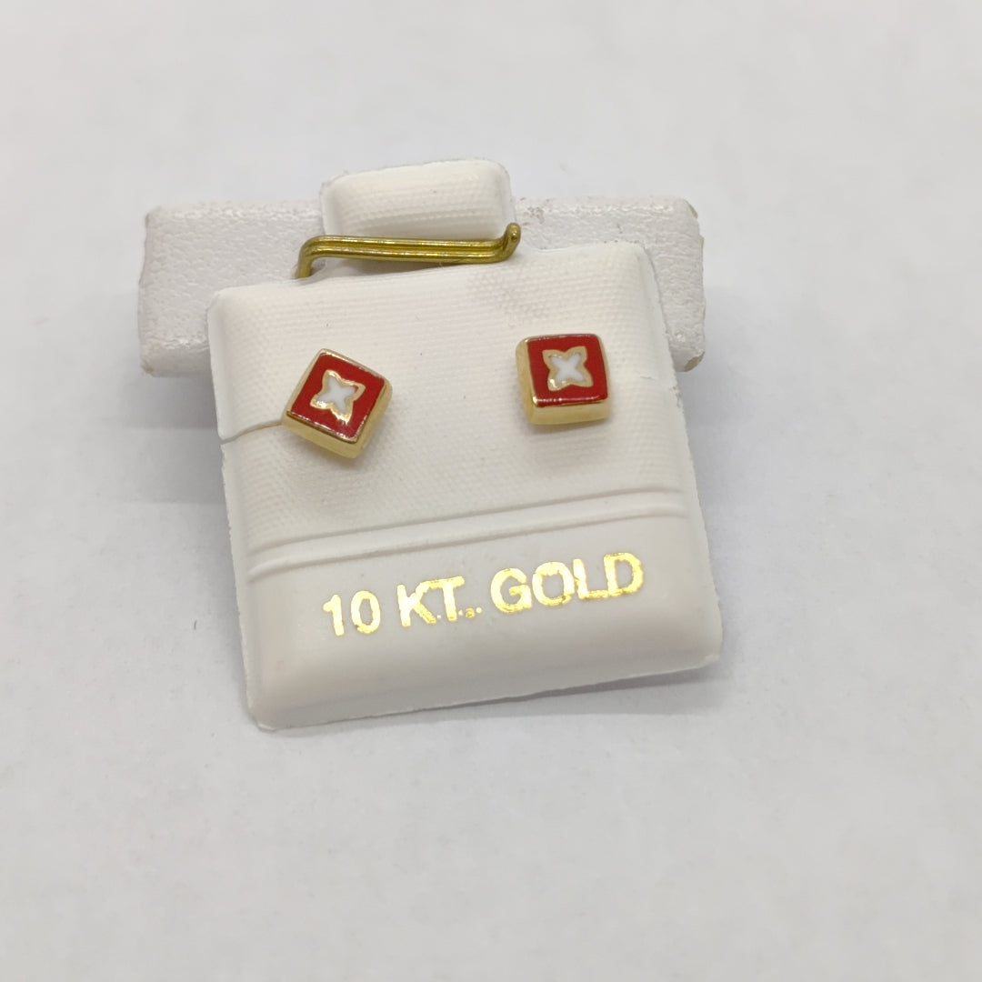 BROQUELES ORO 10K 0.7 (NUEVO)