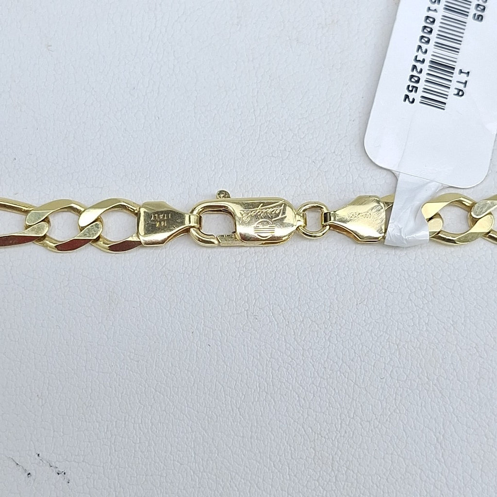 CADENAS CARTIER 3*1 AMARILLA ORO 14K 24.5 (NUEVO)