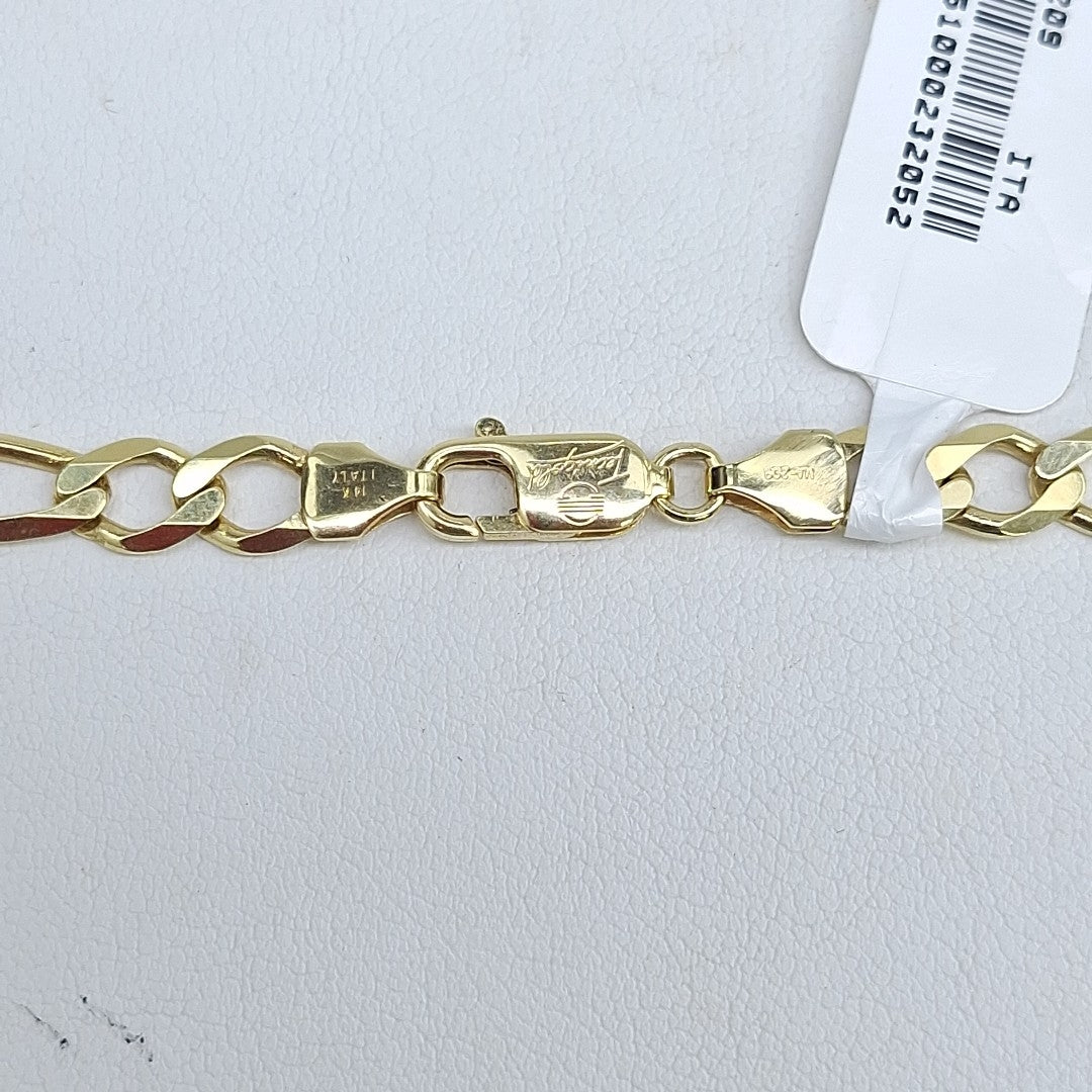 CADENAS CARTIER 3*1 AMARILLA ORO 14K 24.5 (NUEVO)