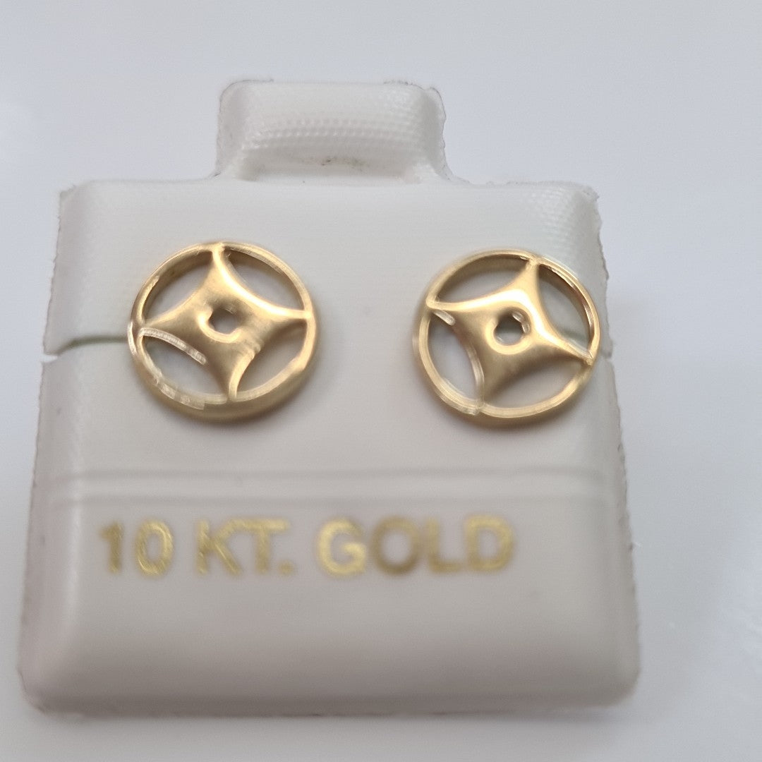 BROQUELES ORO 10K 1 (NUEVO)