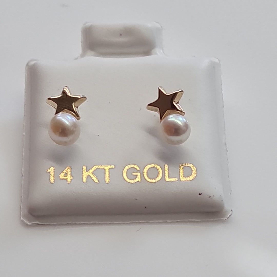 BROQUELES ORO 14K 1 (NUEVO)
