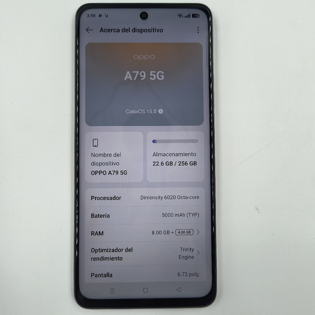 CELULAR OPPO  A79 CPH2557 (2023) 256 GB 8 GB RAM (SEMINUEVO)