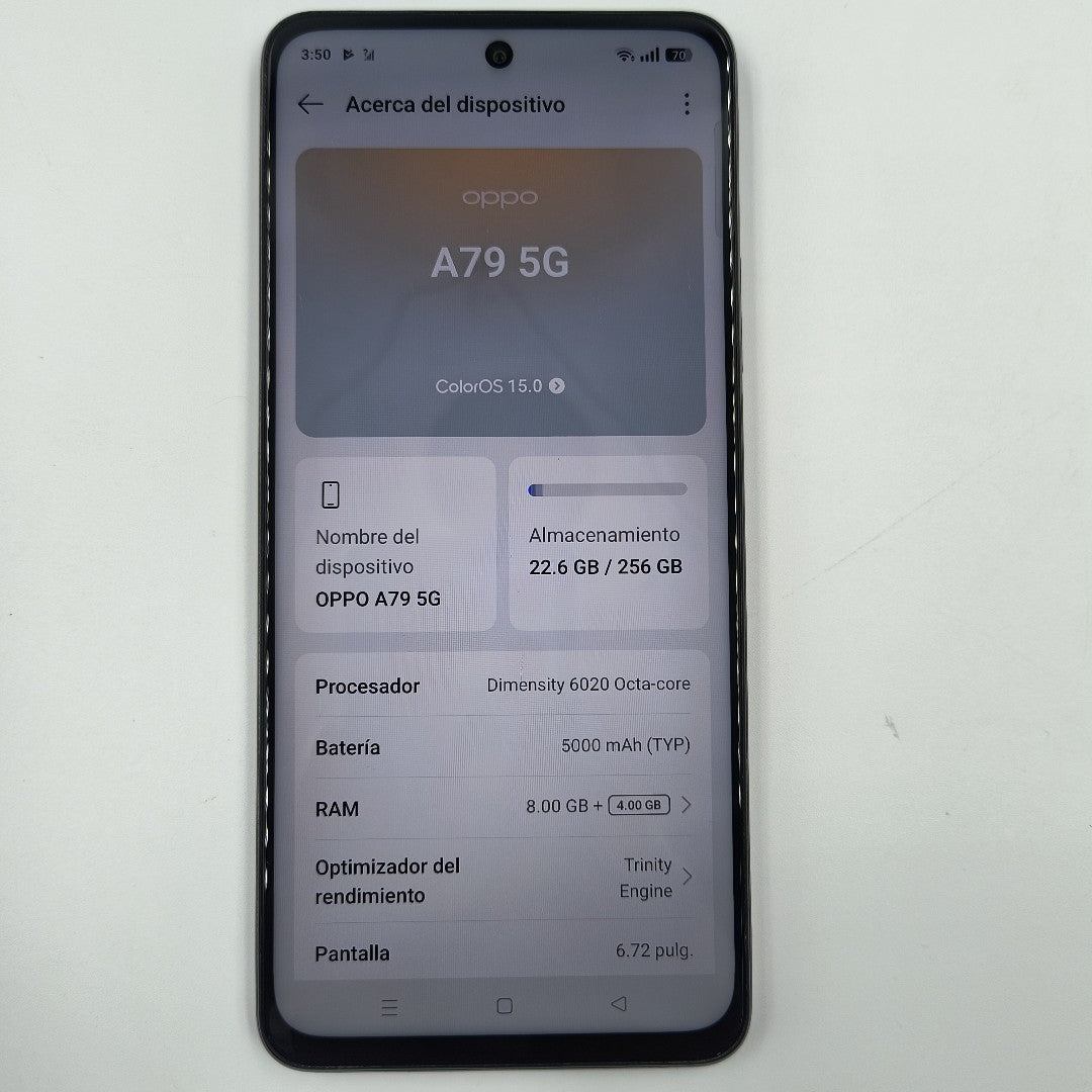 CELULAR OPPO  A79 CPH2557 (2023) 256 GB 8 GB RAM (SEMINUEVO)