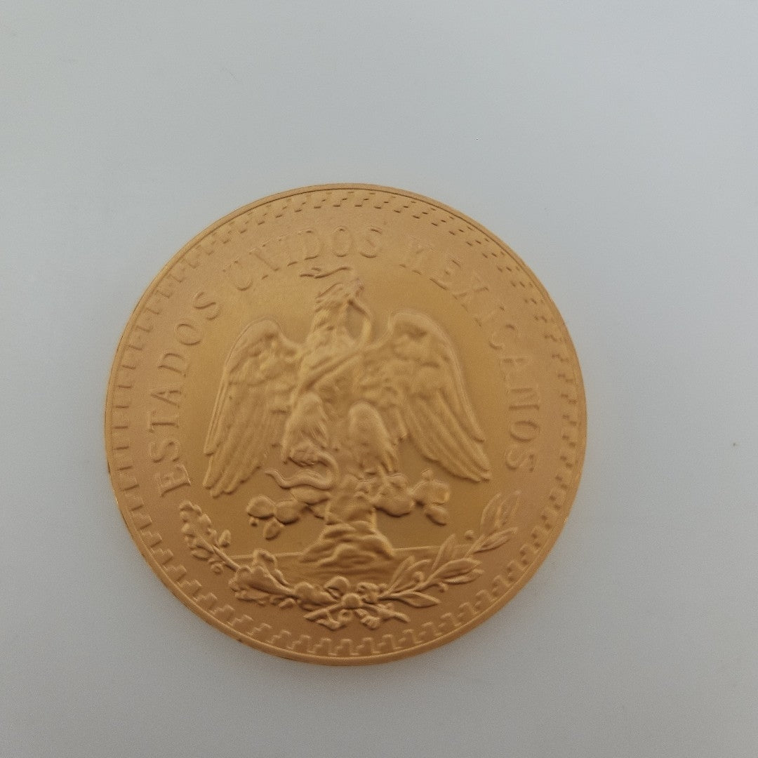 K1 41,60 GRMS - DTO. 0,00 GRMS - 21 K - AVALÚO 76003,20 * IDENTIFICACIÓN  MONEDA NOMINATIVA * MONEDAS PESOS  50 PESOS (SEMINUEVO)