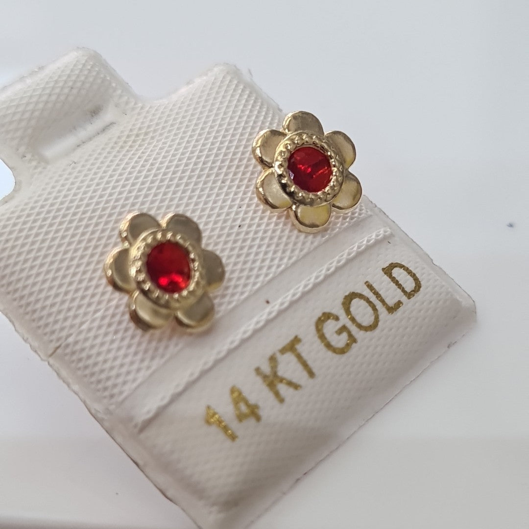 BROQUELES ORO 14K 1 (NUEVO)