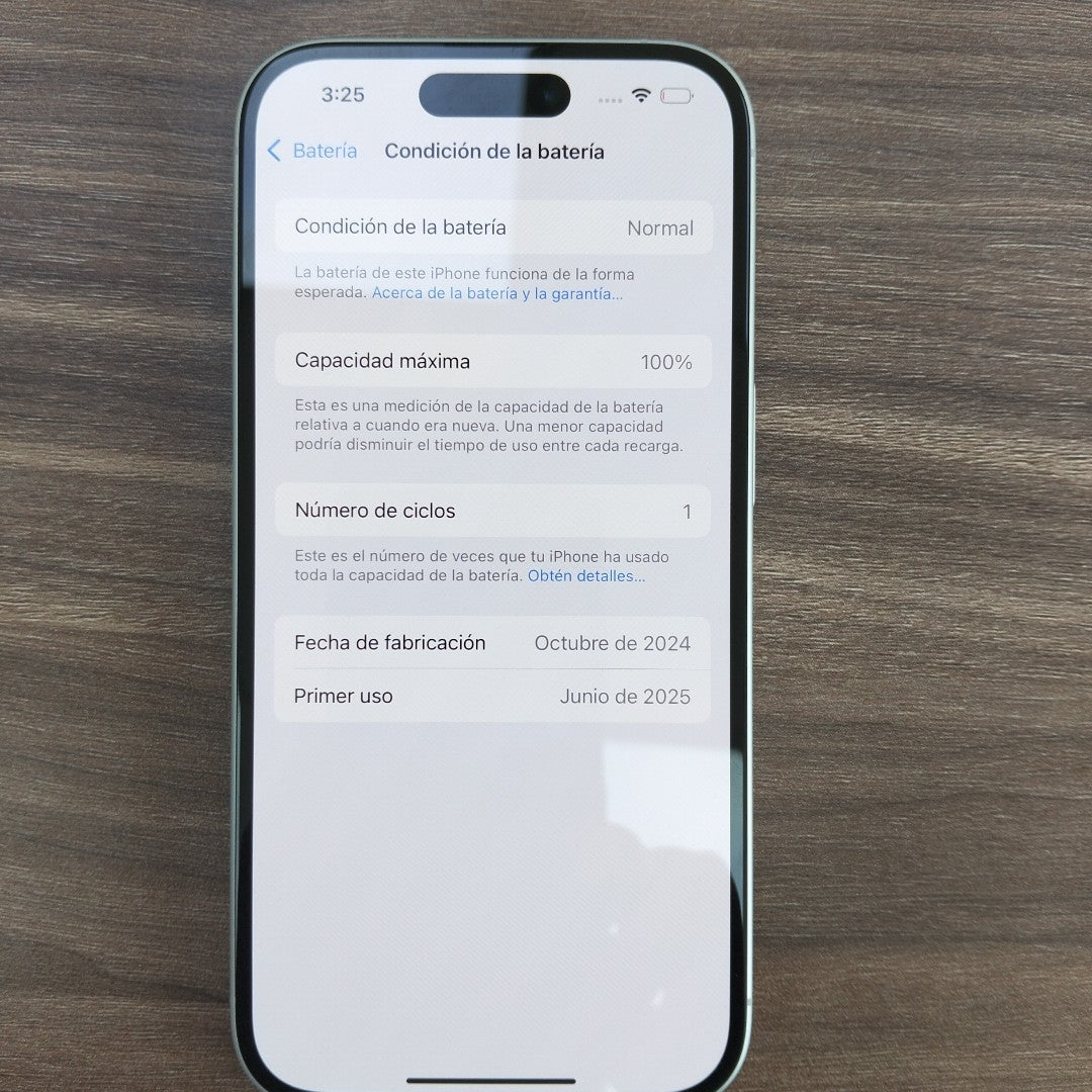 CELULAR APPLE IPHONE 16 A3288 (2024) 128 GB 8 GB RAM (SEMINUEVO)