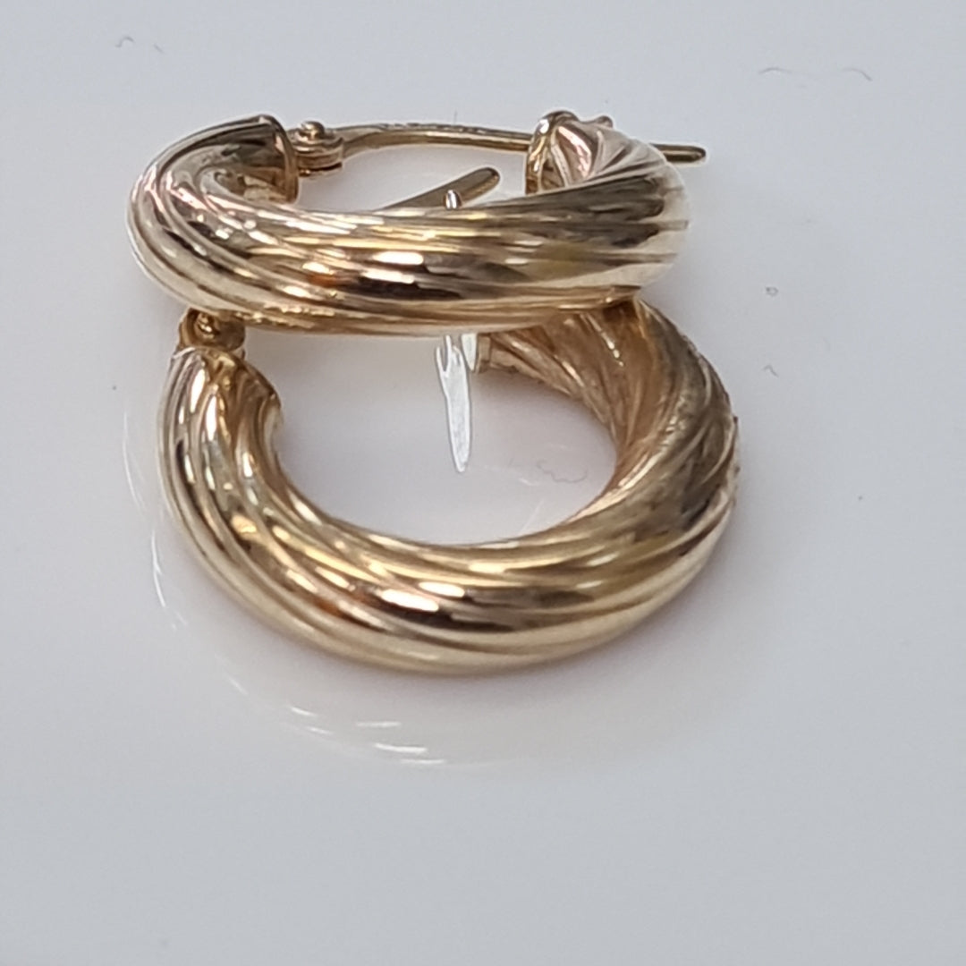 ARRACADAS ORO 14K 1.7 (NUEVO)