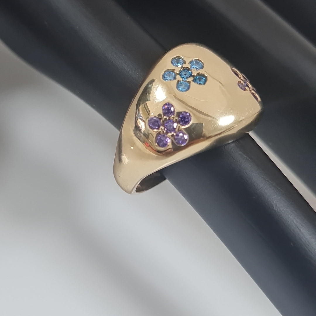 ANILLOS DAMA ORO 14K 4.5 (NUEVO)