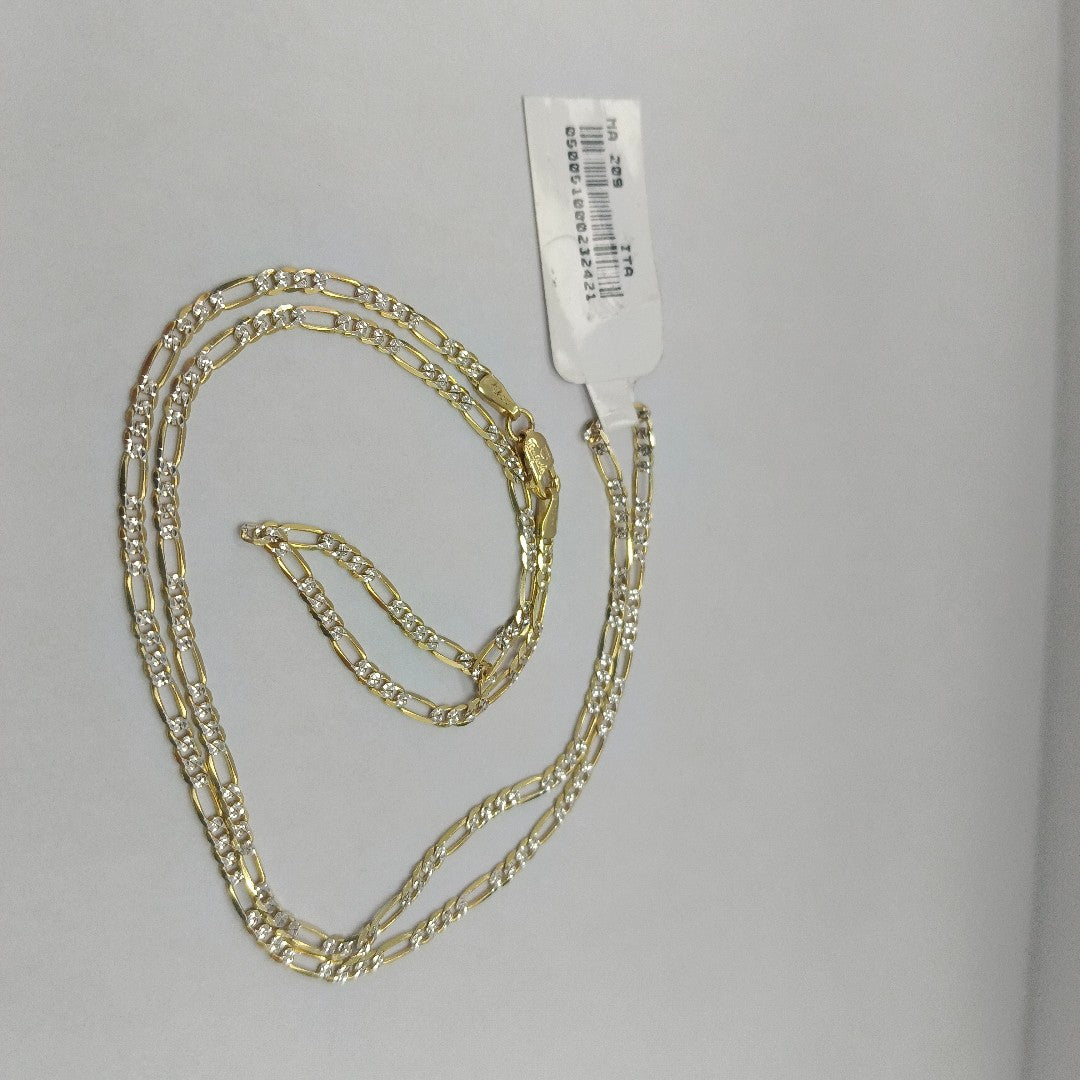 CADENAS CARTIER 3*1 DIAMANTADA ORO 14K 4.7 (NUEVO)