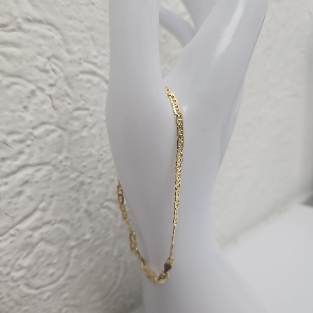 PULSERAS CABALLERO GUCCHI ORO 14K 4.4 (NUEVO)