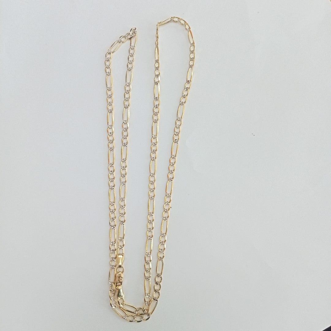 CADENAS CARTIER 3*1 DIAMANTADA ORO 14K 8.1 (NUEVO)