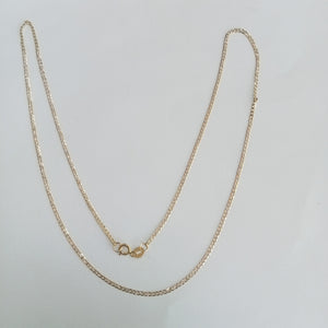 CADENAS BARBADA DIAMANTADA ORO 14K 2 (NUEVO)