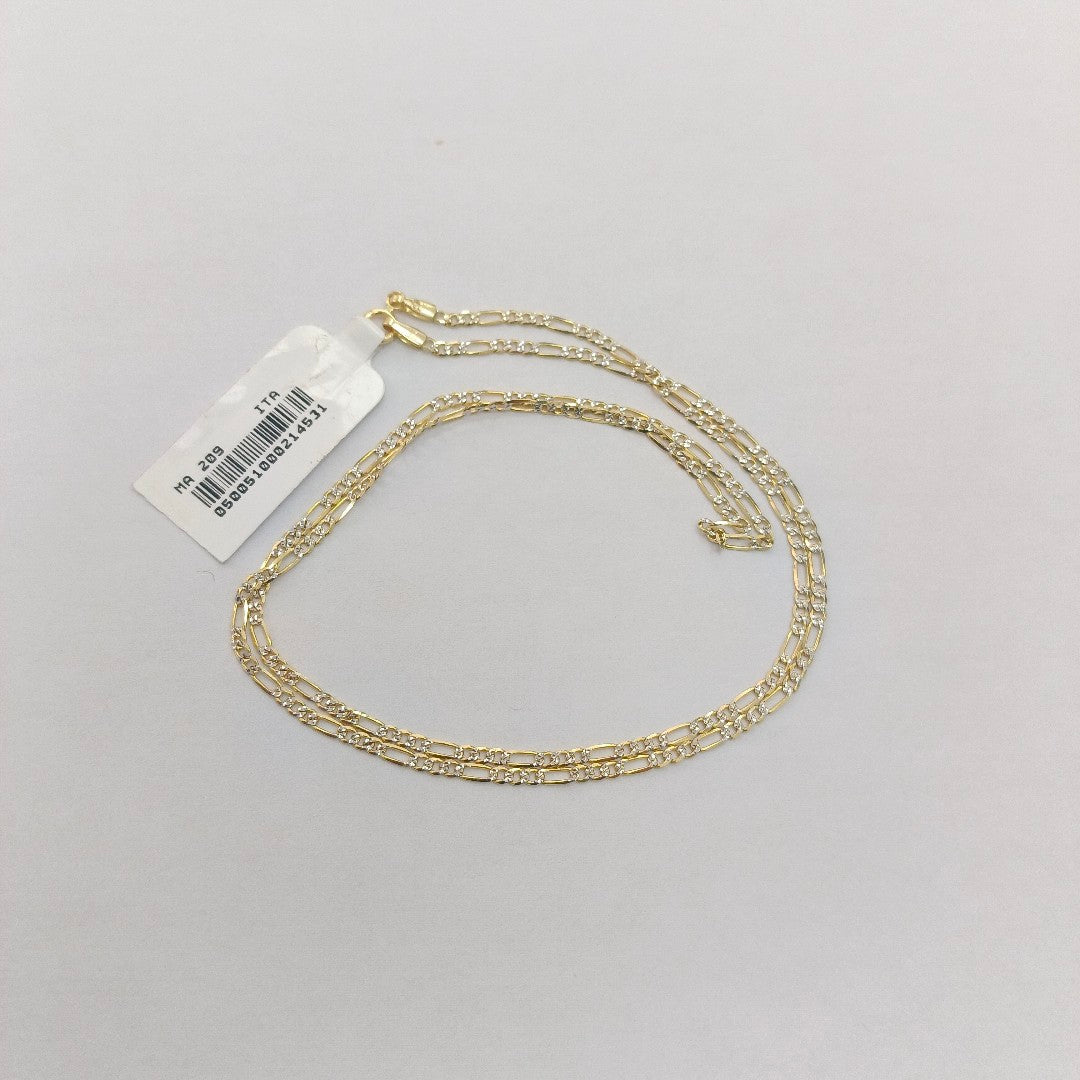 CADENAS CARTIER 3*1 DIAMANTADA ORO 14K 3 (NUEVO)