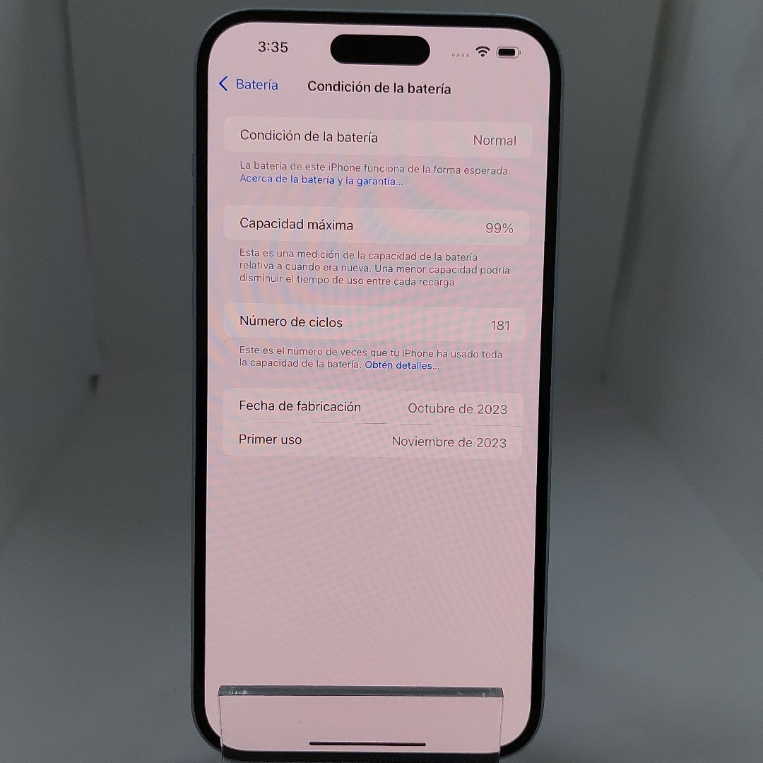CELULAR APPLE IPHONE 15 PLUS A3093 (2023) 256 GB 6 GB RAM (SEMINUEVO)