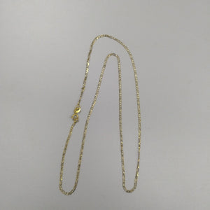 CADENAS CARTIER 3*1 AMARILLA ORO 14K 1.8 (NUEVO)