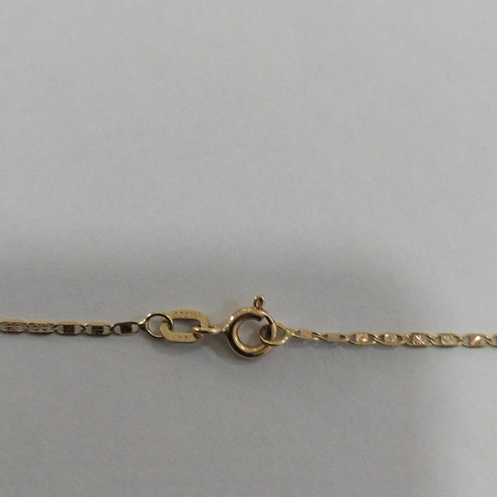 CADENAS VALENTINA/ESPEJO ORO 14K 1.6 (NUEVO)