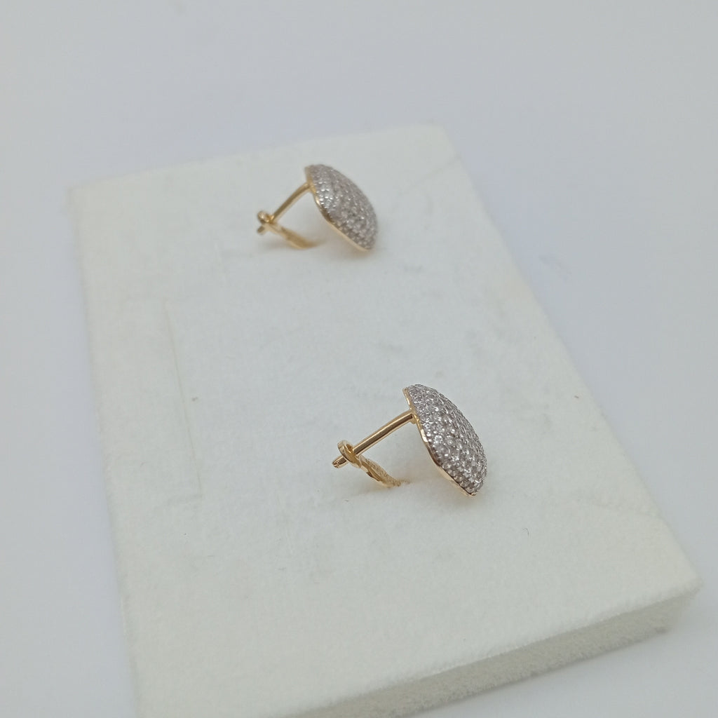 BROQUELES ORO 14K 3.9 (NUEVO)