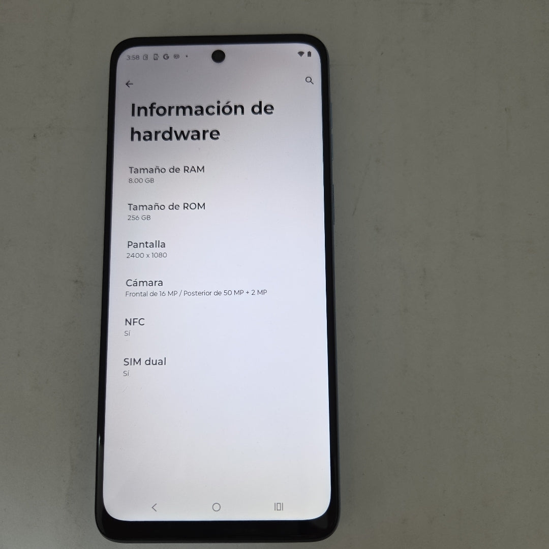 CELULAR MOTOROLA MOTO G54 5G XT2343-1 (2023) 256 GB 8 GB RAM (SEMINUEVO)
