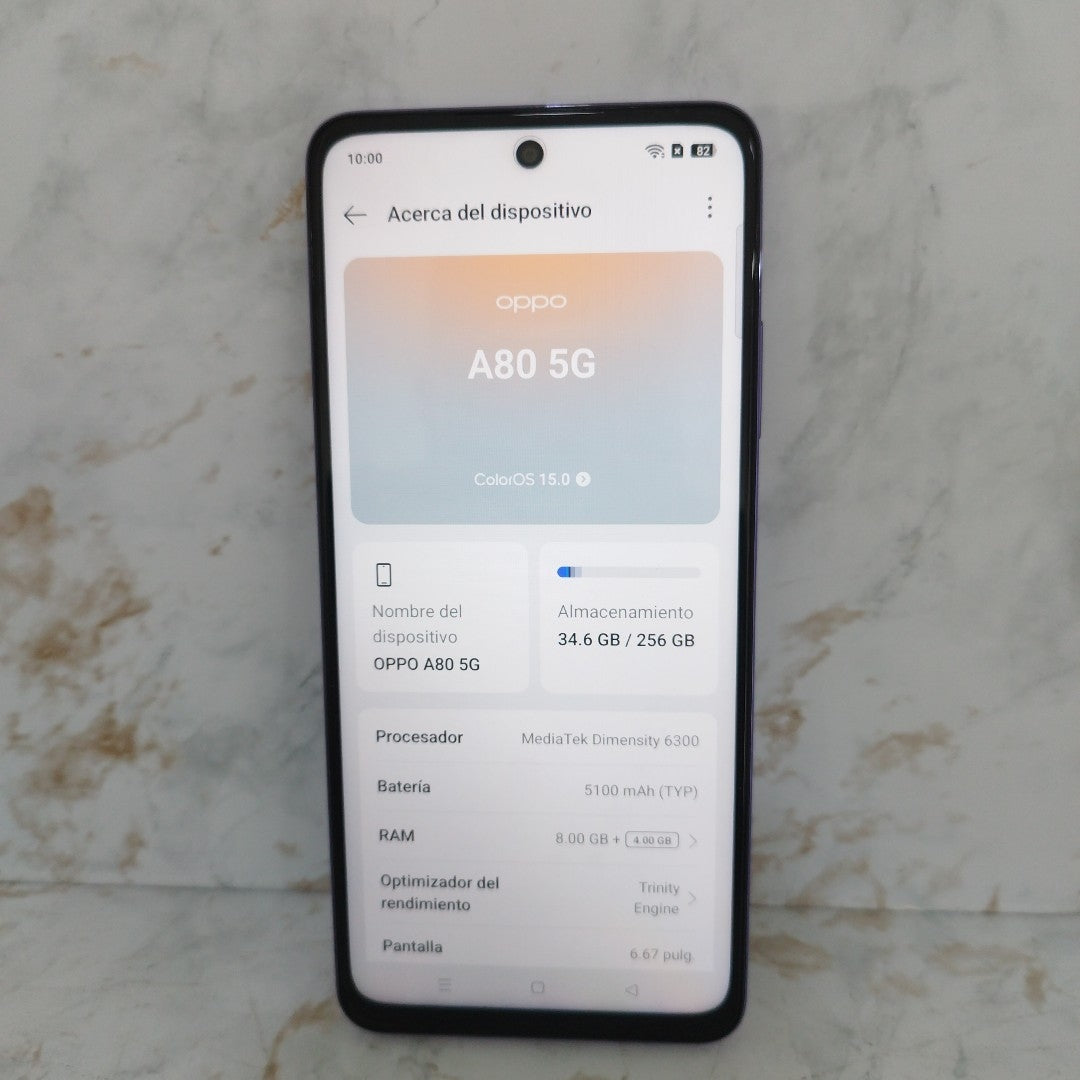 CELULAR OPPO  A80 5G CPH2639 (2024) 256 GB 8 GB RAM (SEMINUEVO)