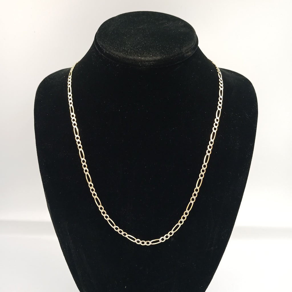 CADENAS CARTIER 3*1 DIAMANTADA ORO 14K 8.1 (NUEVO)