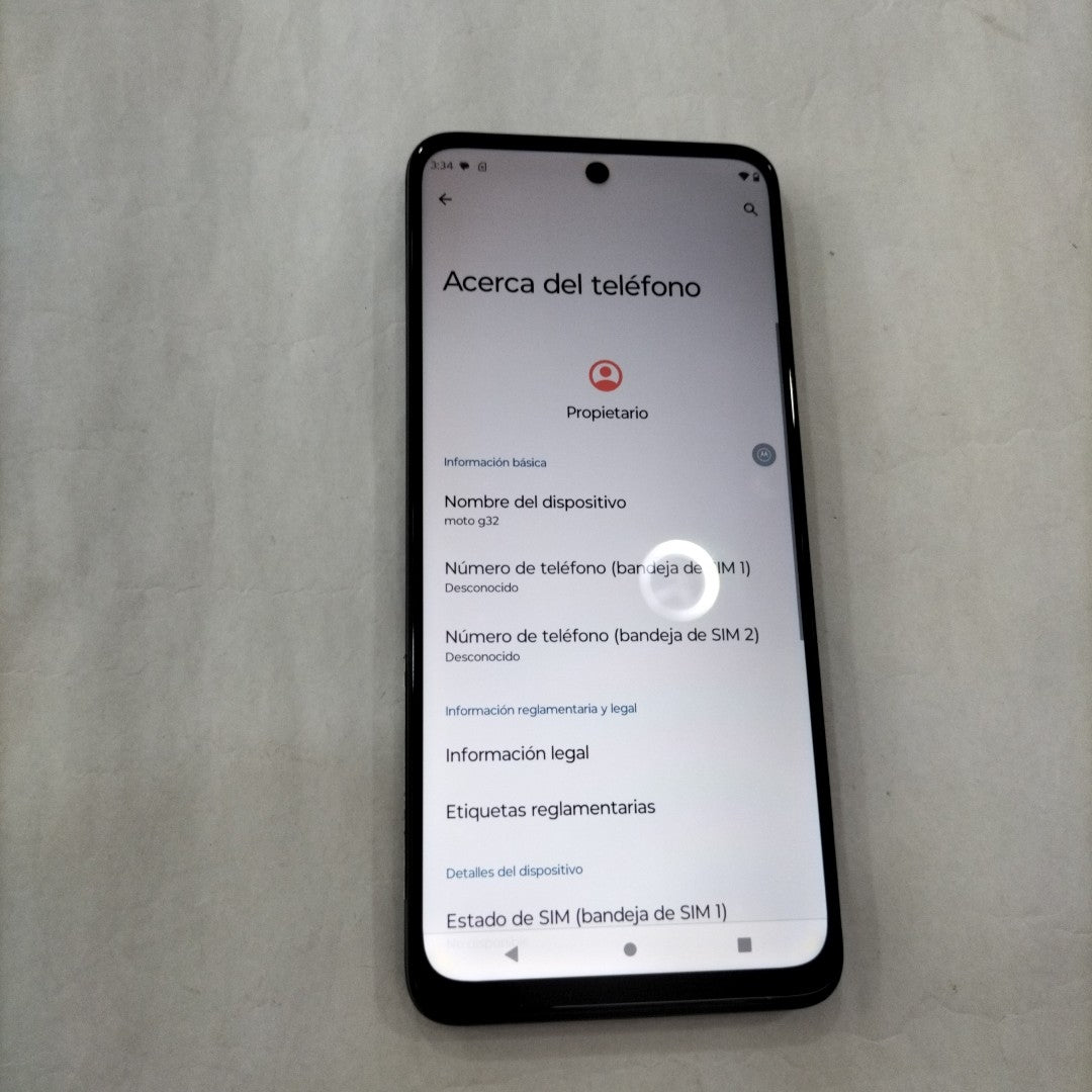 CELULAR MOTOROLA MOTO G32 XT2235-2 128 GB 6 GB RAM (SEMINUEVO)