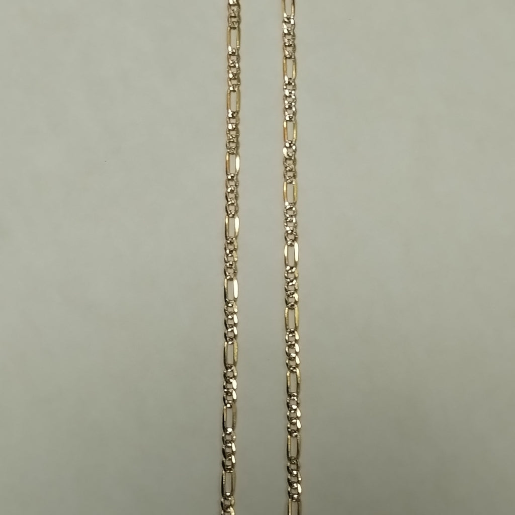 CADENAS CARTIER 3*1 DIAMANTADA ORO 14K 2.9 (NUEVO)