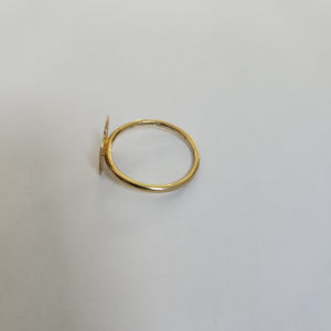 10340AND00070B2715 FRD11A ANILLO DE MARIPOSA PULIDA ORO 14K 1.7GRS (NUEVO)