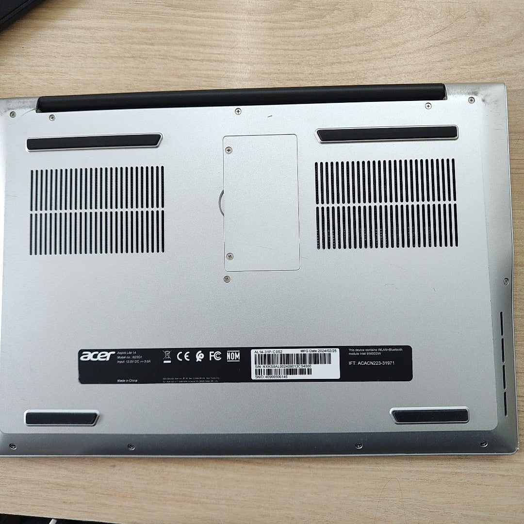 LAPTOP ACER ASPIRE LITE 14 AL14-31P-C0S2 (2024) 256 GB SSD 8 GB RAM (SEMINUEVO)