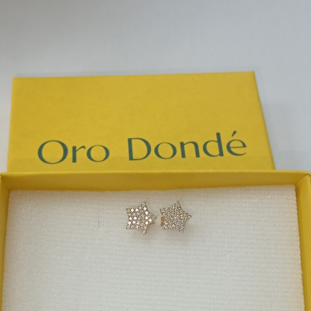 BROQUELES ORO 14K 1.2 (NUEVO)