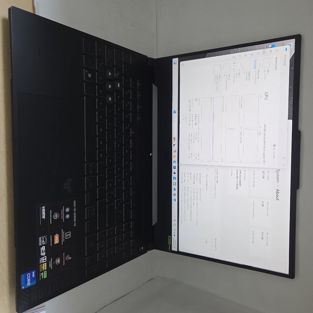 LAPTOP ASUS TUF GAMING F15 FX507VU-LP318W (2024) 512 GB SSD 16 GB RAM (SEMINUEVO)