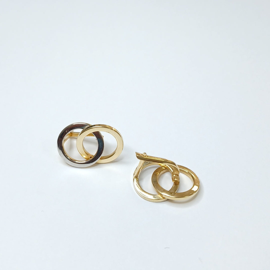 BROQUELES ORO 14K 2 (NUEVO)