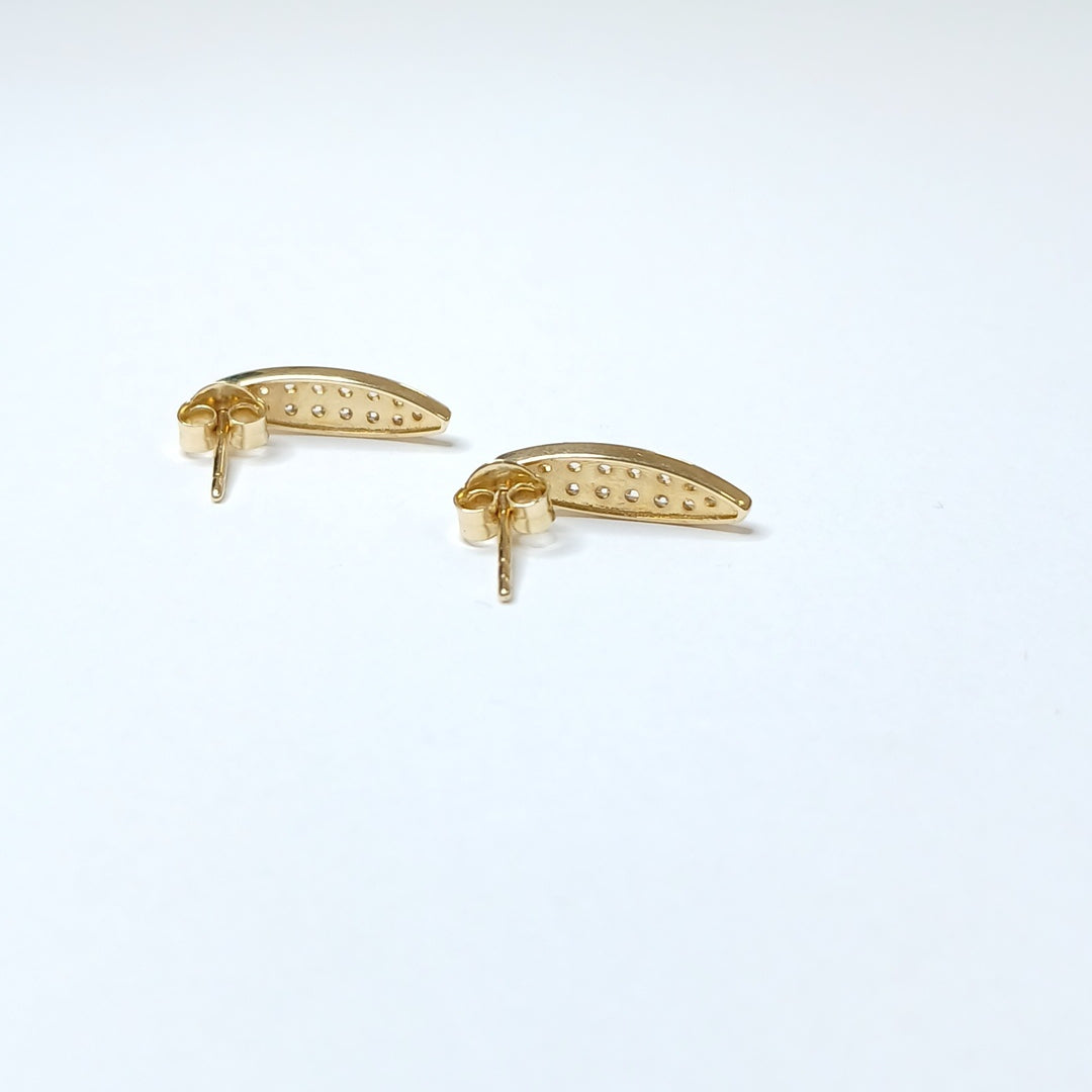 BROQUELES ORO 14K 1.8 (NUEVO)