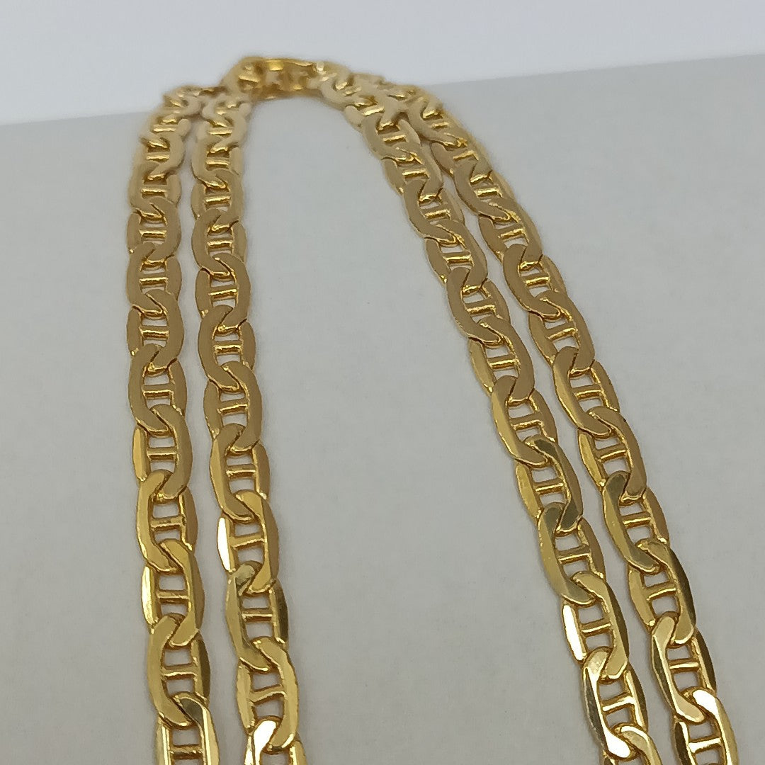 CADENAS GUCHI ORO 14K 10.2 (NUEVO)
