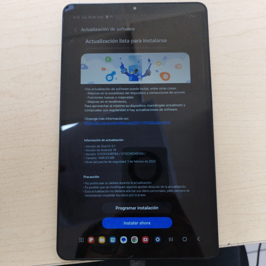 TABLETA SAMSUNG GALAXY TAB A9 SM-X110 (2023) 128 GB 8 GB RAM (SEMINUEVO)