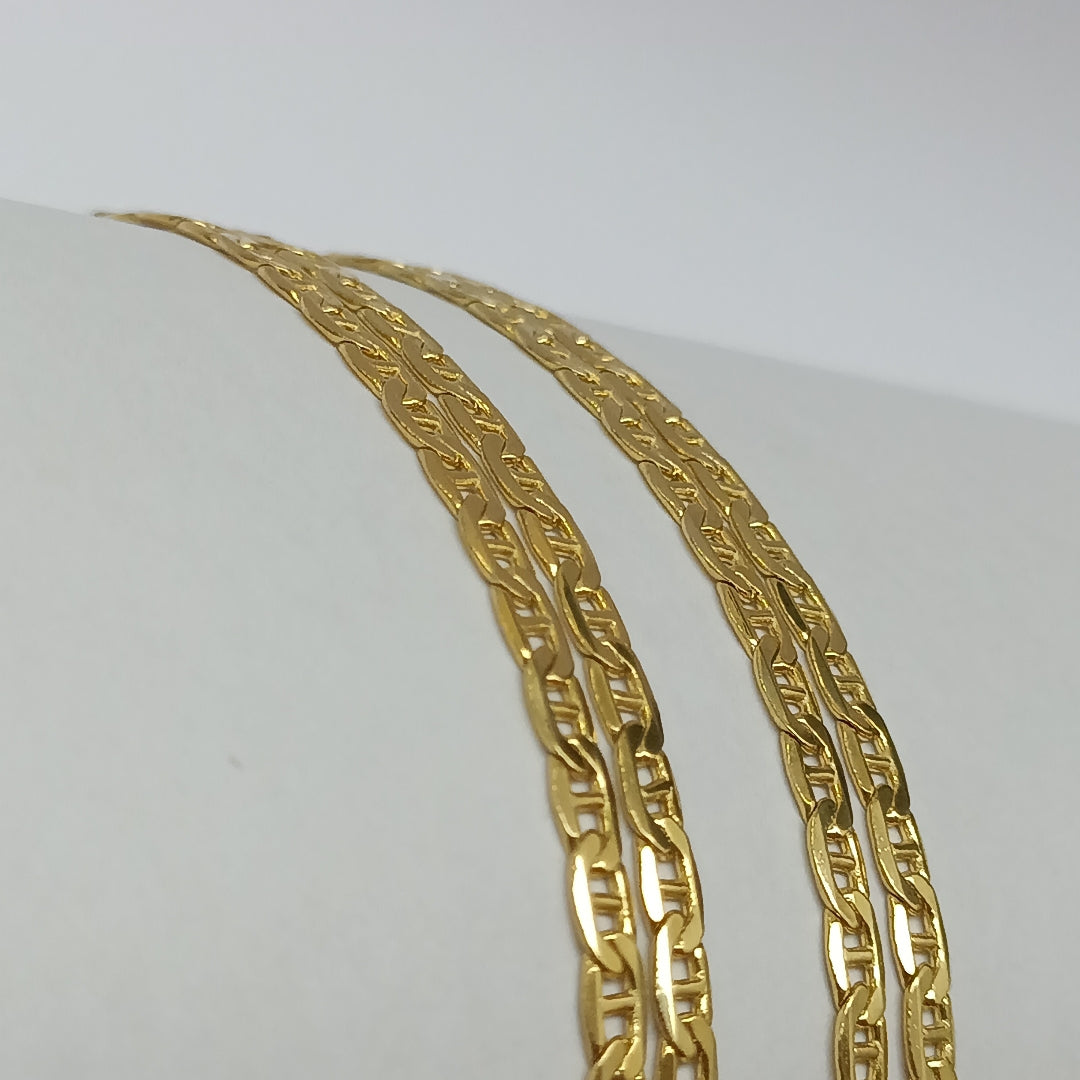 CADENAS GUCHI ORO 14K 12 (NUEVO)