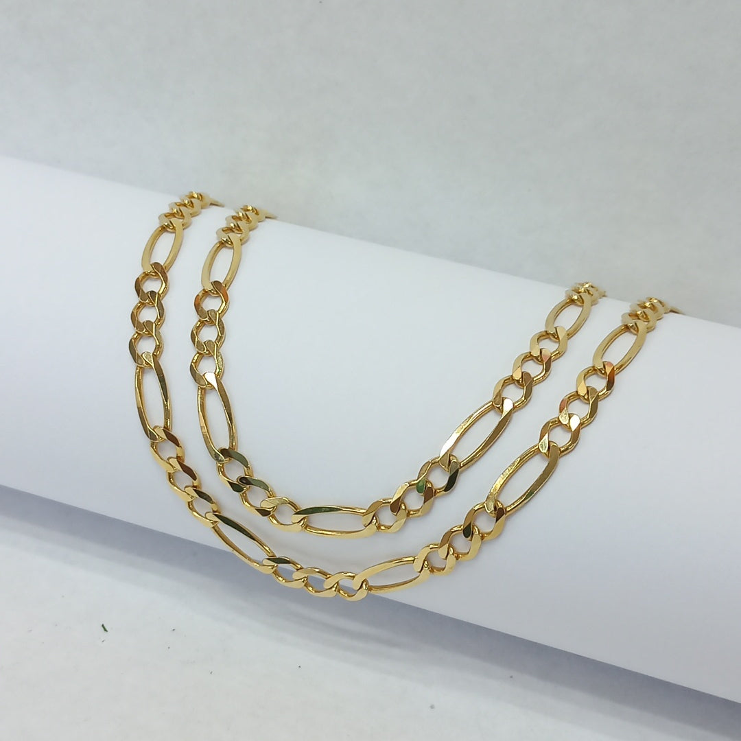 CADENAS CARTIER 3 1 AMARILLA ORO 14K 18.7 (NUEVO)