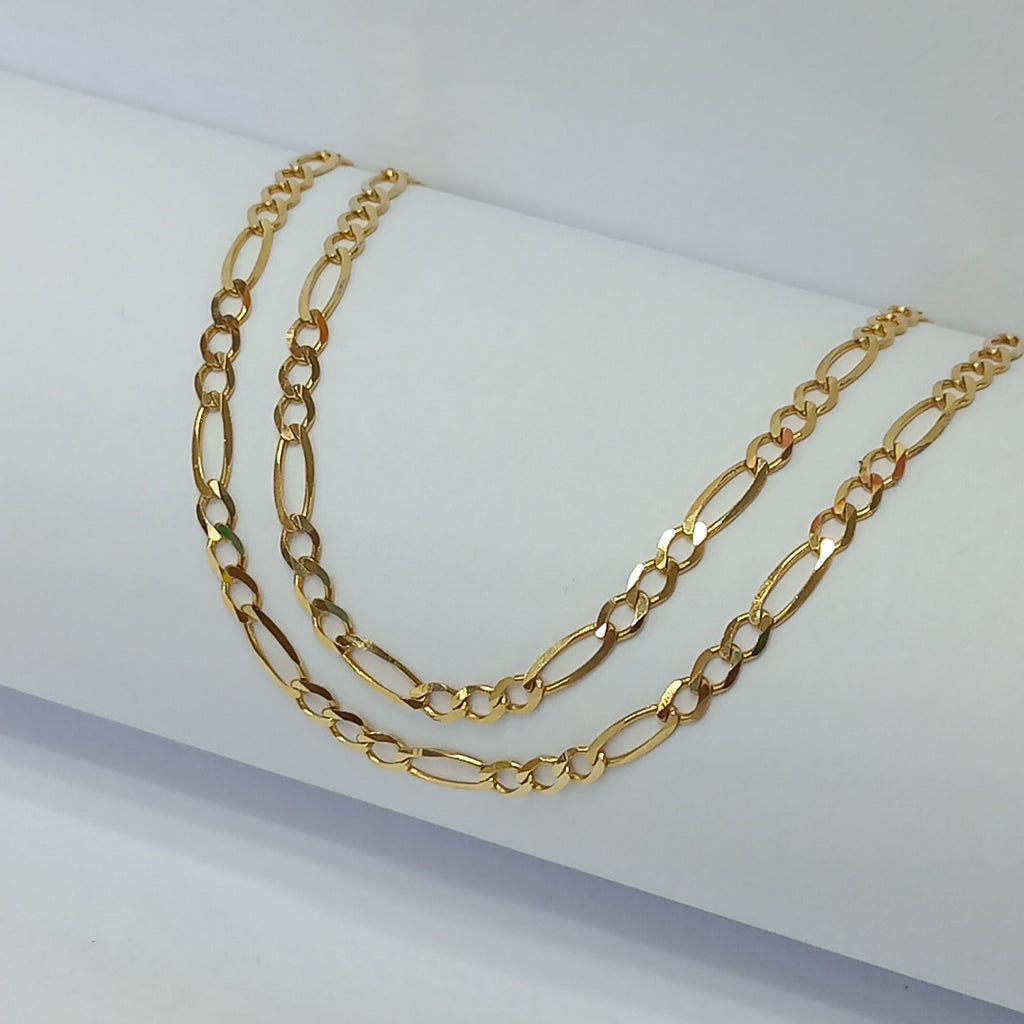 CADENAS CARTIER 3 1 AMARILLA ORO 14K 6.6 (NUEVO)