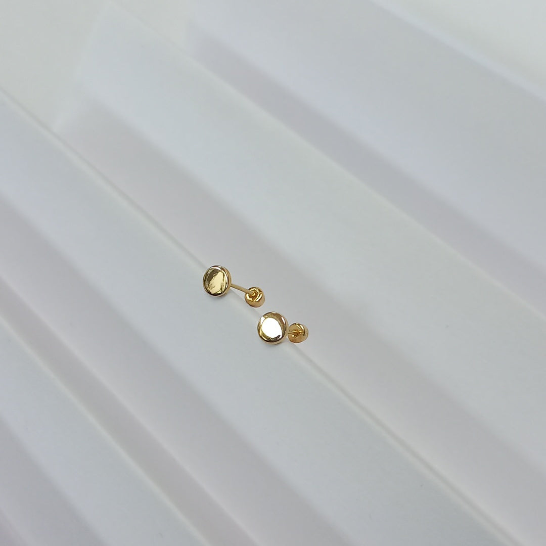 BROQUELES ORO 14K 1 (NUEVO)