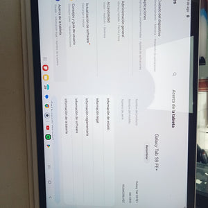 TABLETA SAMSUNG GALAXY TAB S9 FE+ SM-X610 (2023) 256 GB 12 GB RAM (SEMINUEVO)