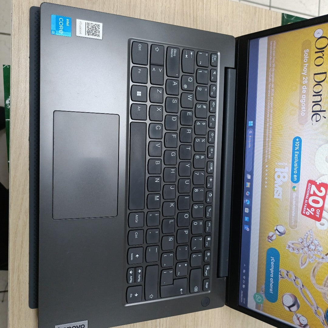 LAPTOP LENOVO V14 G2 ITL (2022) 256 GB SSD 8 GB RAM (SEMINUEVO)