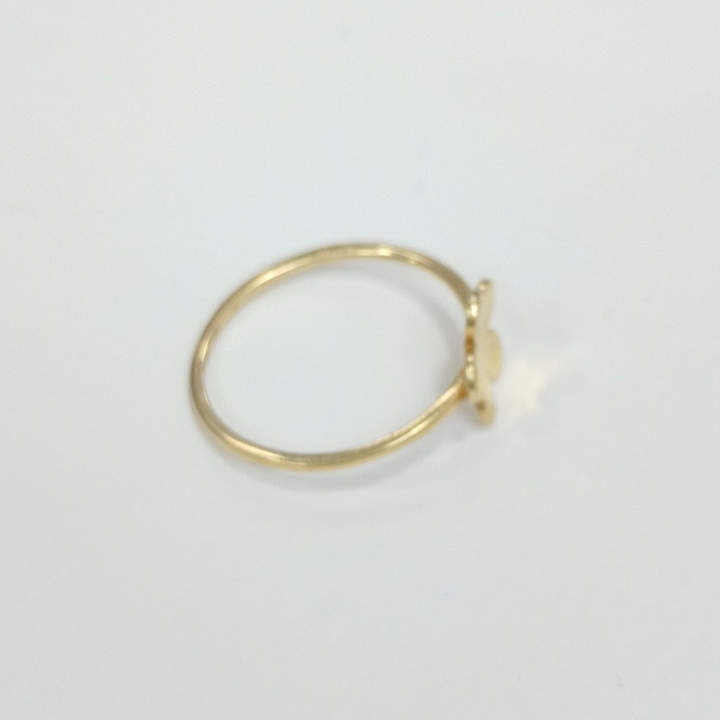 10340AND00065B2717 FRD11A ANILLO DE FLOR ORO 14K 1.3GRS (NUEVO)