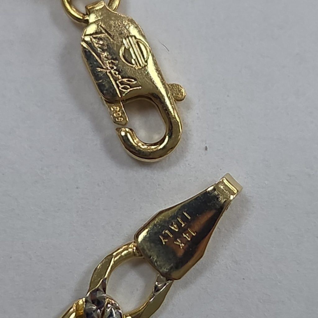 PULSERAS CABALLERO ORO 14K 4.9 (NUEVO)