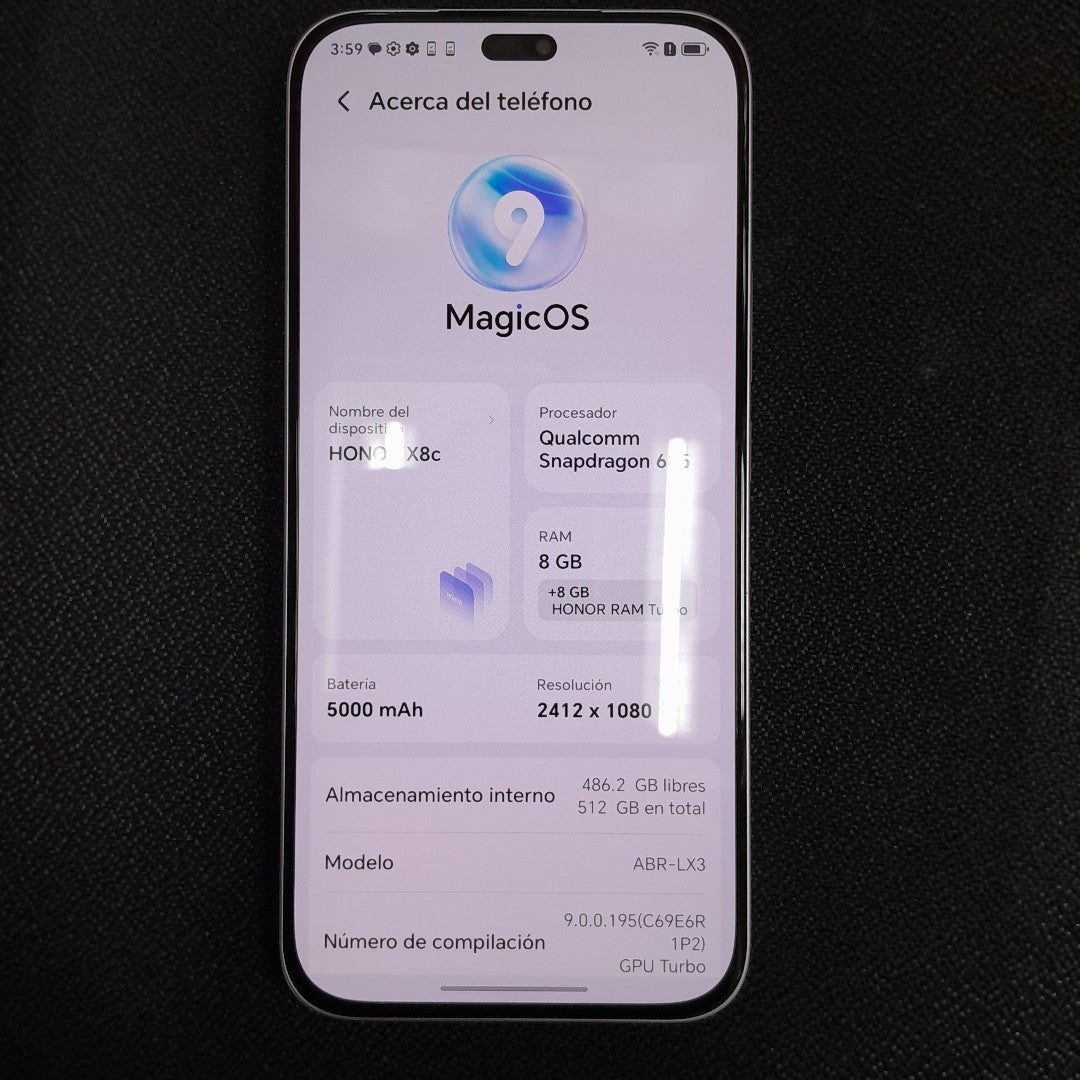 CELULAR HONOR X8C ABR-LX3 (2022) 512 GB 8 GB RAM (SEMINUEVO)