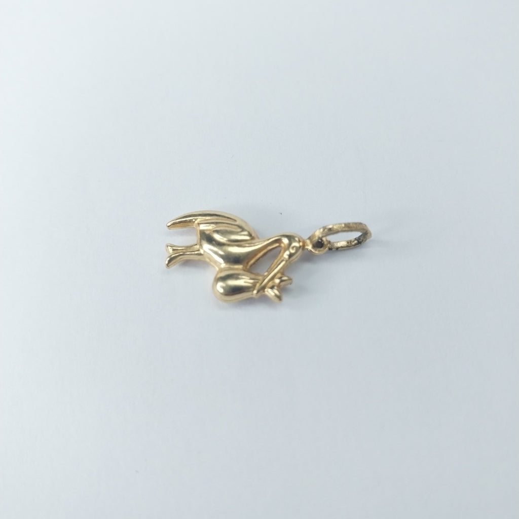 10023DIJ00000B1402 FRD12 DIJE DE CIGÜEÑA ORO 14K 1.1GRS (NUEVO)
