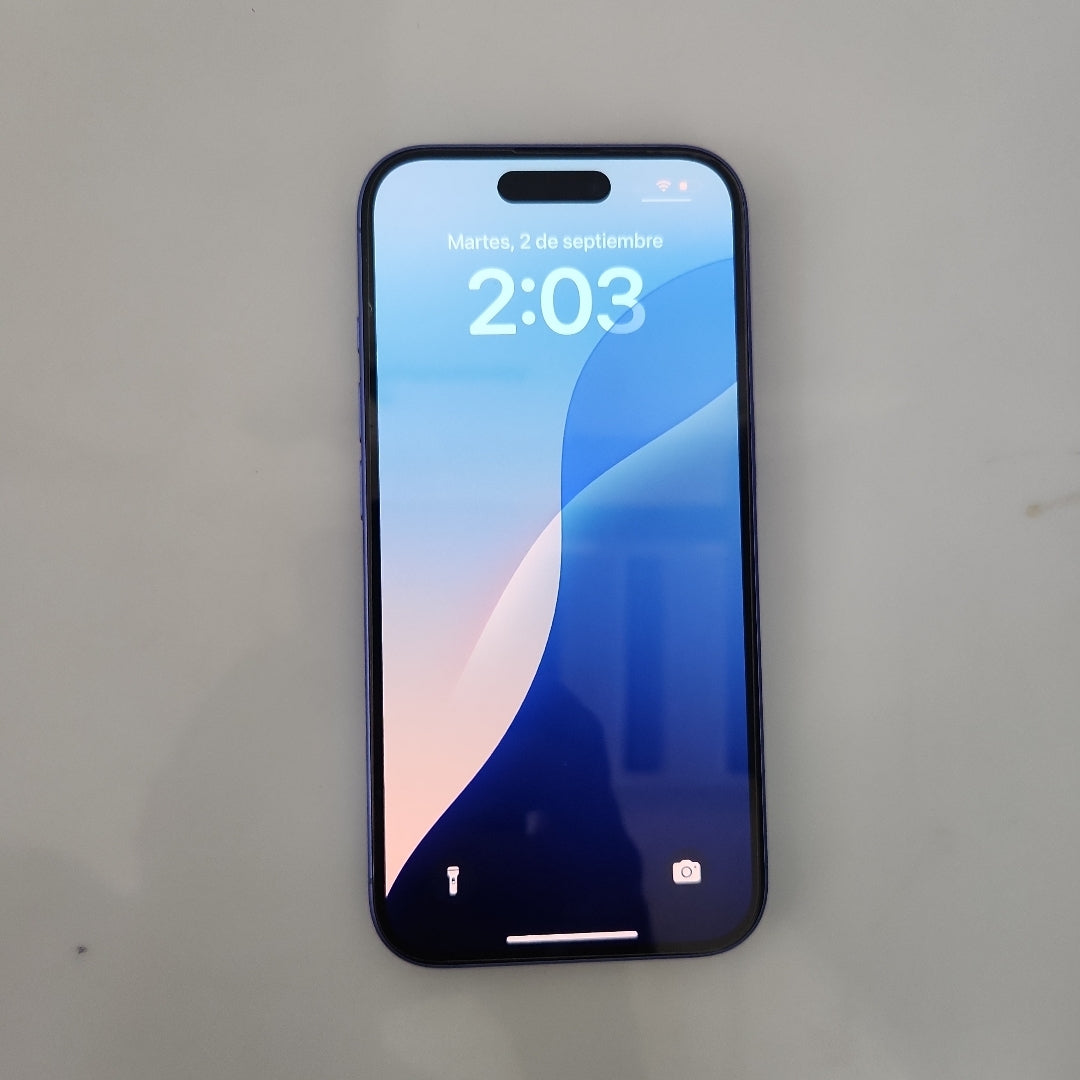 CELULAR APPLE IPHONE 16 A3286 (2024) 128 GB 8 GB RAM (SEMINUEVO)